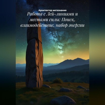Скачать книгу Работа с Лей-линиями и местами силы: Поиск, взаимодействие, набор энергии