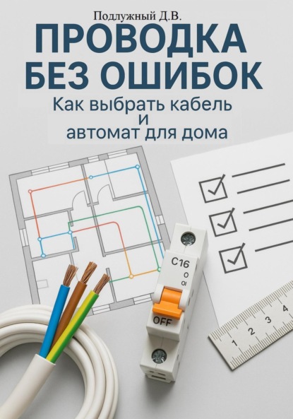 Скачать книгу Проводка без ошибок: Как выбрать кабель и автомат для дома