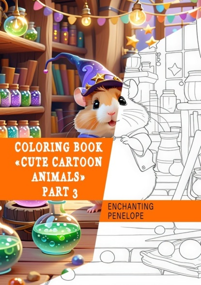 Скачать книгу Coloring book «Cute Cartoon Animals». Part 3
