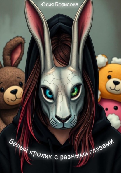 Белый кролик с разными глазами
