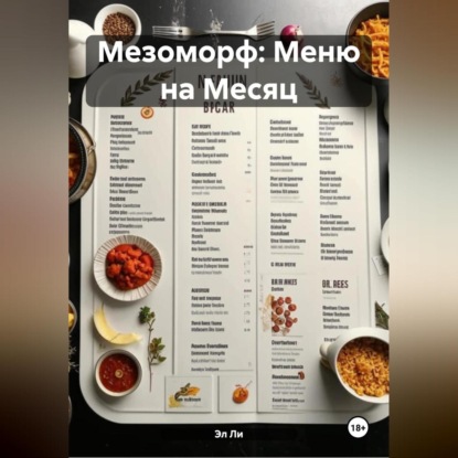 Скачать книгу Мезоморф: Меню на Месяц