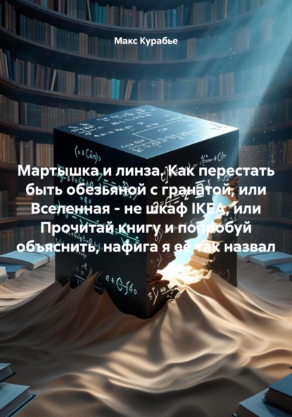 Скачать книгу Мартышка и линза. Как перестать быть обезьяной с гранатой, или Вселенная – не шкаф IKEA, или Прочитай книгу и попробуй объяснить, нафига я её так назвал