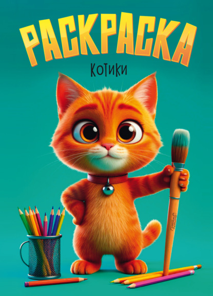 Скачать книгу Раскраска. Котики