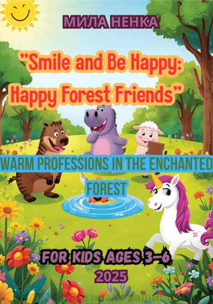 Скачать книгу Happy Forest Friends – раскраска, где дети учат английские слова через эмоции и радость!