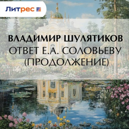 Скачать книгу Ответ Е.А. Соловьеву (продолжение)