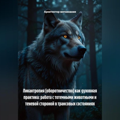 Скачать книгу Ликантропия (Оборотничество) как Духовная Практика: Работа с Тотемными Животными и Теневой Стороной в Трансовых Состояниях