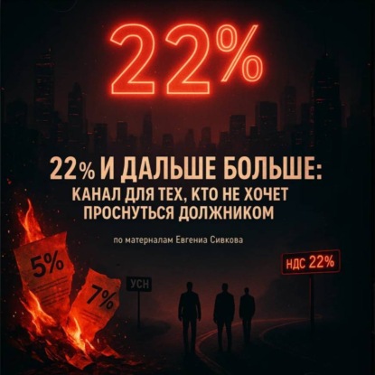 Скачать книгу 22% и дальше больше: канал для тех, кто не хочет проснуться должником