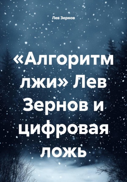 Скачать книгу «Алгоритм лжи» Лев Зернов и цифровая ложь