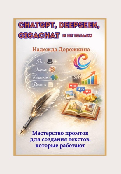 Скачать книгу ChatGPT, DeepSeek, GigaChat и не только. Мастерство промтов для создания текстов, которые работают
