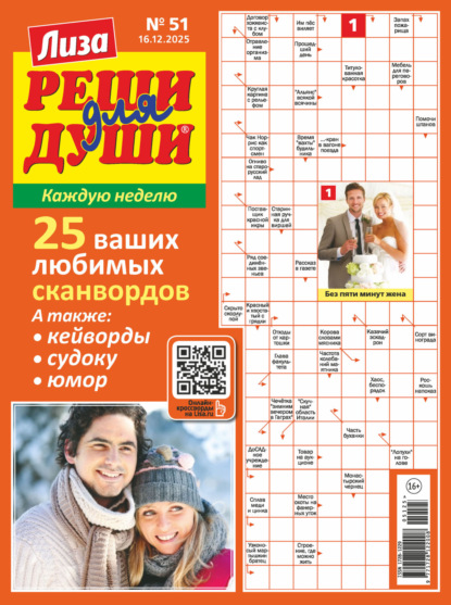 Скачать книгу Журнал «Лиза. Реши для души» №51/2025