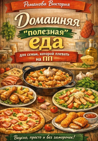 Скачать книгу Домашняя “полезная” еда для семьи, которой плевать на ПП