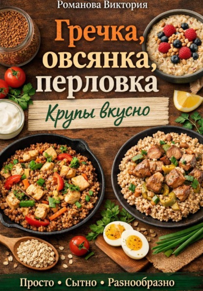Скачать книгу Гречка, овсянка, перловка: крупы вкусно