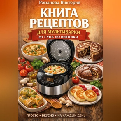 Скачать книгу Книга рецептов для мультиварки: от супа до выпечки