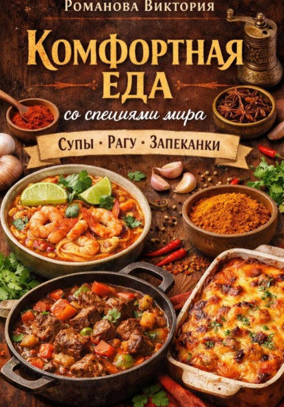 Скачать книгу Комфортная еда со специями мира: супы, рагу, запеканки