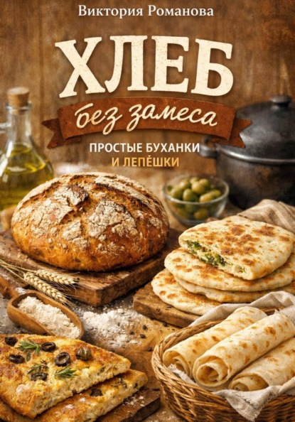 Скачать книгу Хлеб без замеса: простые буханки и лепёшки