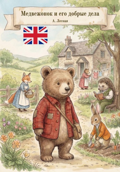 Скачать книгу Медвежонок и его добрые дела (English)