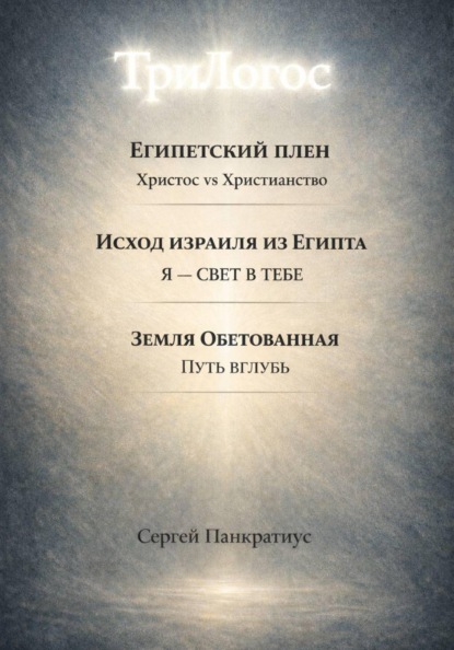 Скачать книгу ТриЛогос 1.Египетский плен. Христос vs Христианство 2.Исход Израиля из Египта. Я – Свет в тебе 3. Земля обетованная. Путь вглубь