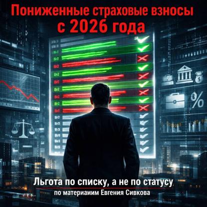 Скачать книгу Пониженные страховые взносы с 2026 года: льгота по списку, а не по статусу