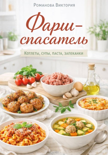 Скачать книгу Фарш-спасатель: котлеты, супы, паста, запеканки