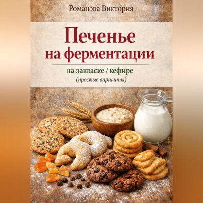 Скачать книгу Печенье на ферментации: на закваске/кефире (простые варианты)