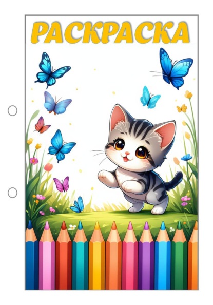 Скачать книгу Раскраска КОТИКИ