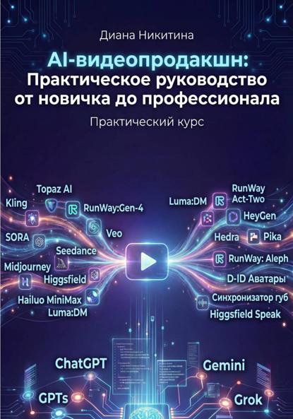 Скачать книгу AI-видеопродакшн: Практическое руководство от новичка до профессионала