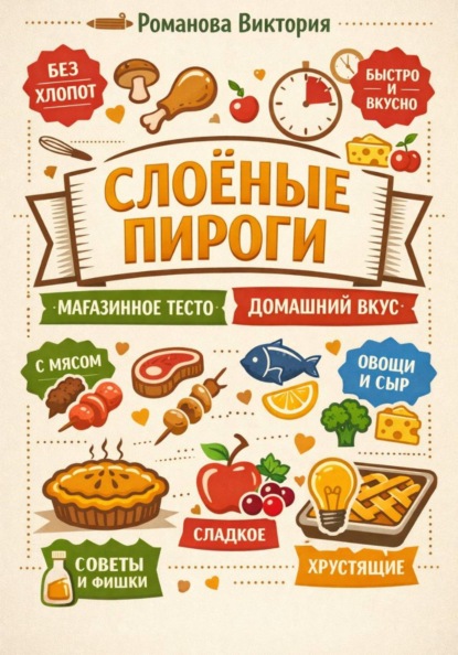 Скачать книгу Слоёные пироги: магазинное тесто, домашний вкус