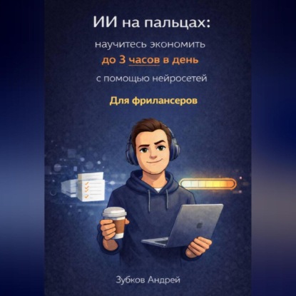 Скачать книгу ИИ на пальцах: научитесь экономить до 3 часов в день с помощью нейросетей. Для фрилансеров
