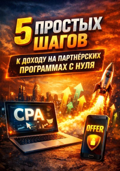 Скачать книгу 5 простых шагов к доходу на партнёрских программах с нуля