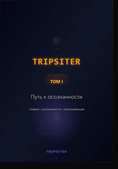 Скачать книгу TRIPSITER Том I – Путь к осознанности