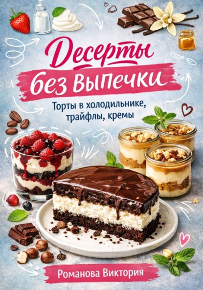 Скачать книгу Десерты без выпечки: торты в холодильнике, трайфлы, кремы