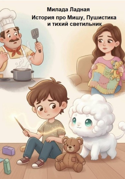 Скачать книгу История про Мишу, Пушистика и тихий светильник