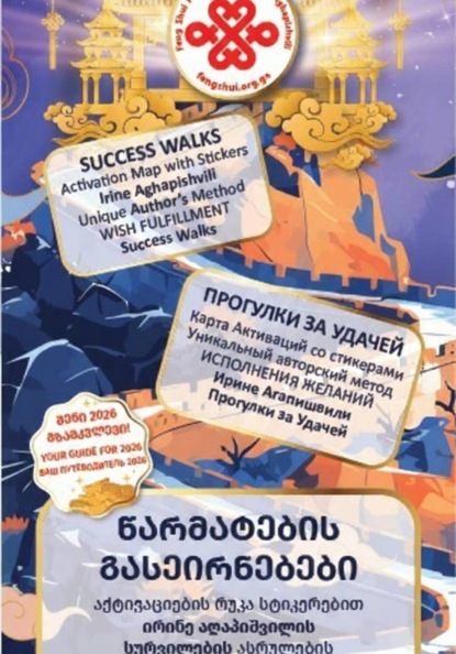 Скачать книгу Прогулки за Удачей – Карта Активаций 2026 со стикерами