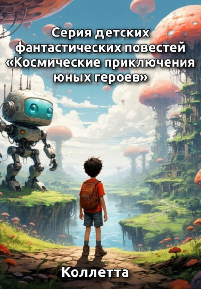 Скачать книгу Серия детских фантастических повестей «Космические приключения юных героев»