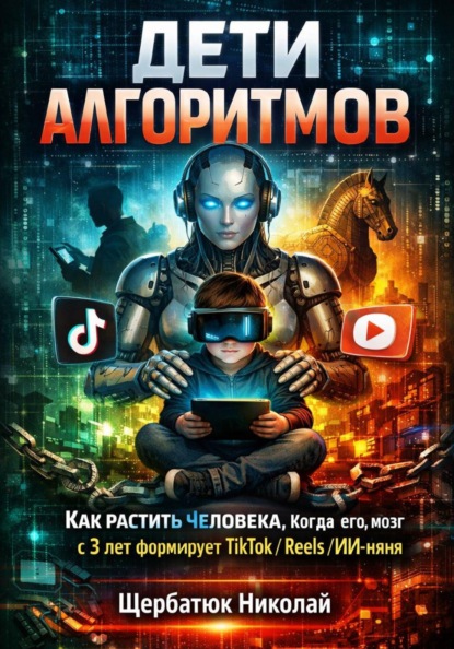 Скачать книгу Дети алгоритмов. Как растить человека, когда его мозг с 3 лет формирует TikTok / Reels / ИИ-няня