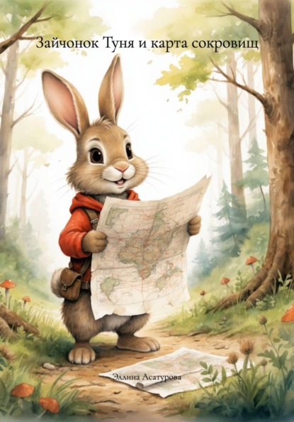 Скачать книгу Зайчонок Туня и карта сокровищ