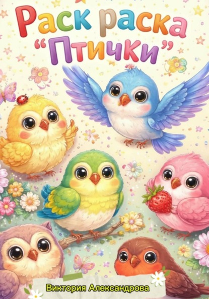 Скачать книгу Раскраска для малышей "Птички"