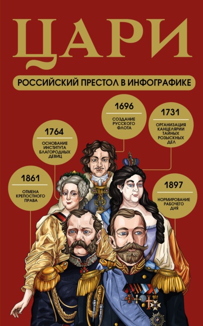 Скачать книгу Цари. Российский престол в инфографике