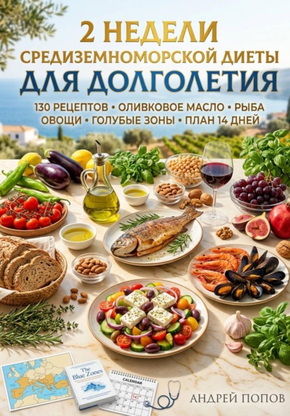 Скачать книгу 2 недели средиземноморской диеты для долголетия