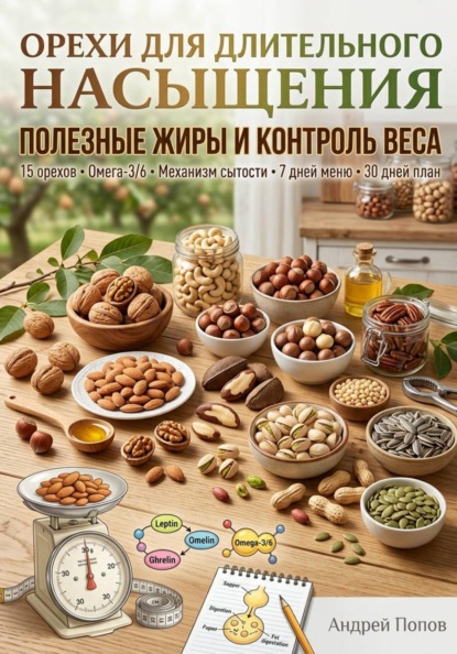 Скачать книгу Орехи для насыщения: полезные жиры и контроль веса