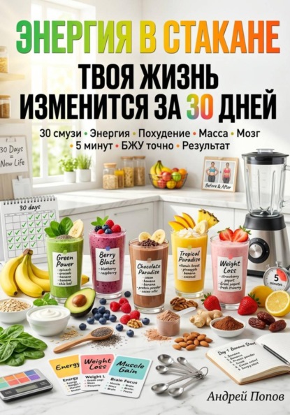 Скачать книгу Энергия в стакане: твоя жизнь изменится за 30 дней