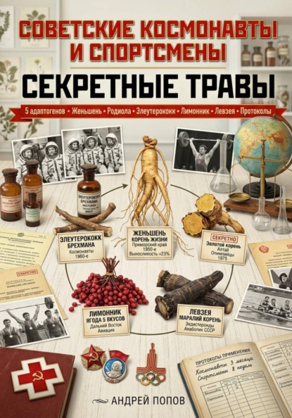 Скачать книгу Советские космонавты и спортсмены: секретные травы