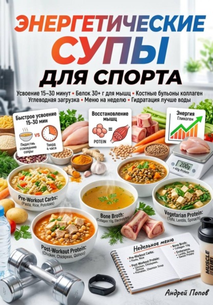 Скачать книгу Энергетические супы для спорта