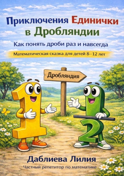 Приключения Единички в Дробляндии. Как понять дроби раз и навсегда. Математическая сказка для детей 8—12 лет.