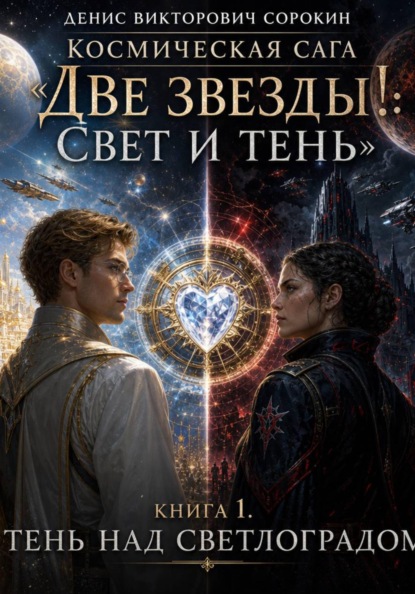 Скачать книгу Космическая сага - "Две звезды!: свет и тень" Книга 1. "Тень над Светлоградом".