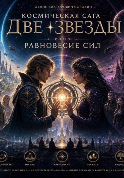Скачать книгу Космическая сага - Две звезды". Книга 3. "Равновесие сил"