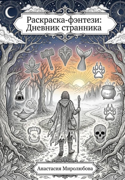 Скачать книгу Раскраска-фэнтези: Дневник странника