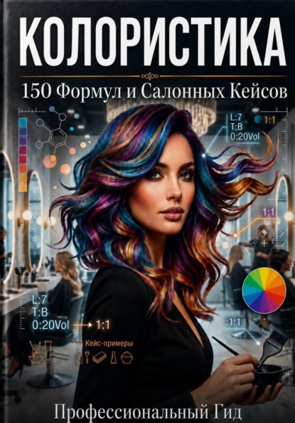 Скачать книгу Колористика: 150 формул и салонных кейсов
