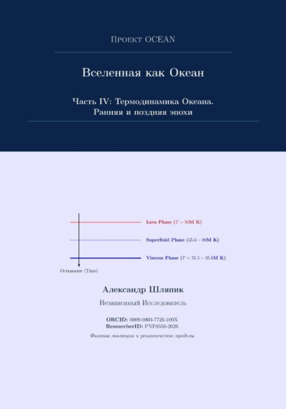 Скачать книгу Вселенная как Океан. Часть IV: Термодинамика Океана. Ранняя и поздняя эпохи