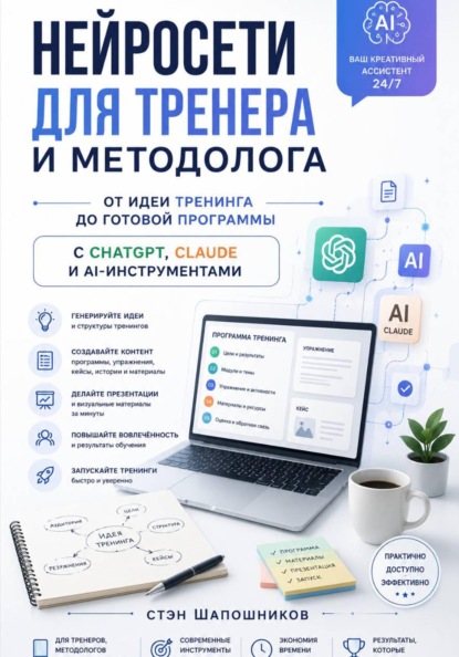 Нейросети для тренера и методолога: от идеи тренинга до готовой программы с ChatGPT, Claude и AI-инструментами